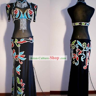 Top Competition Belly Dance Costumes Complete Set for Women