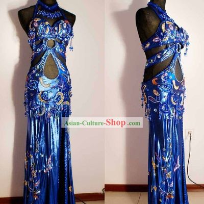 Top Belly Dance Performance Uniform Complete Set for Women