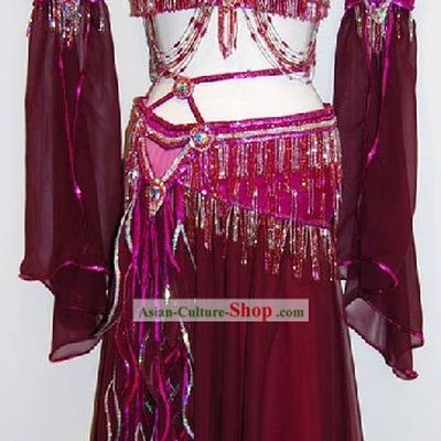 Indian Belly Dance Costumes Complete Set for Women
