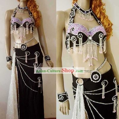 Professional Dancer Belly Dance Costumes Complete Set