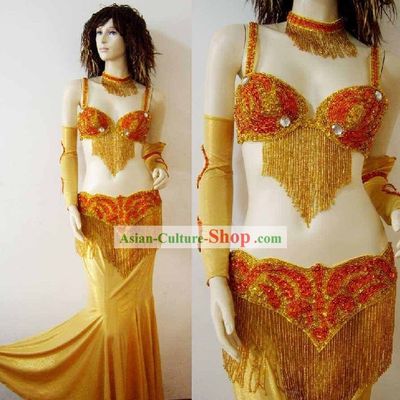 Professional Competition Belly Dance Costumes Complete Set