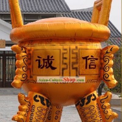 Large Chinese Golden Inflatable Tripod