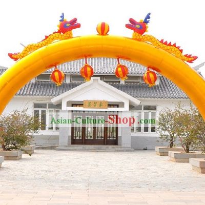 Large Inflatable Dragons and Lanterns Arch