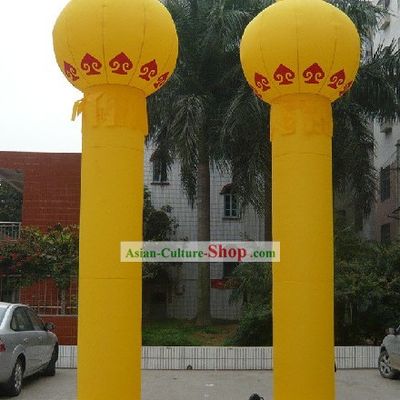 Large Yellow Inflatable Lanterns