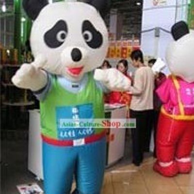Chinese Walking Inflatable Mascot Panadas Costumes Complete Set