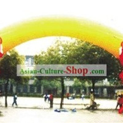 Chinese New Year Celebration Inflatable Fishes Arch