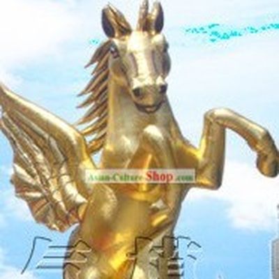 Traditional Large Inflatable Golden Horse
