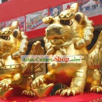 Traditional Large Inflatable Golden Kylin