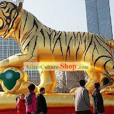 Large Inflatable Golden Tiger