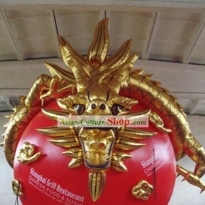 Chinese Inflatable Golden Dragon Ball