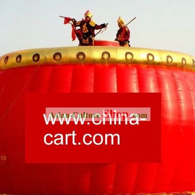 Large Chinese Inflatable Red Drum