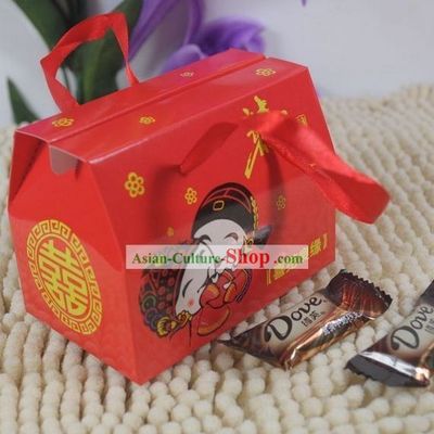 Traditional Chinese Wedding Sugar Box 100 Pieces Set