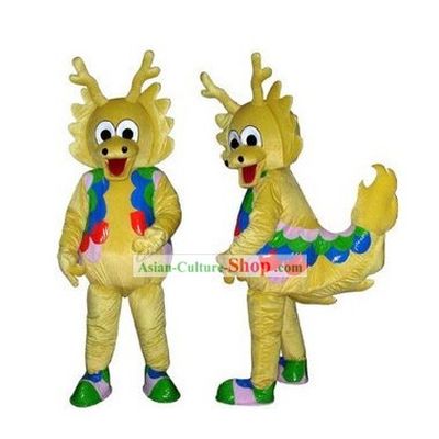 Chinese Dragon Adult Mascot Costumes Complete Set