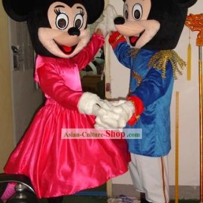 Mickey Men or Women Mascot Costumes Complete Set