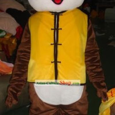 Chinese Uniform Squirrel Mascot Costumes Complete Set