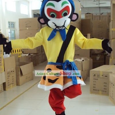 Chinese Monkey Sun Wukong Mascot Costumes Complete Set