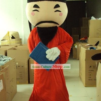 Ancient Chinese Teacher Mascot Costumes Complete Set
