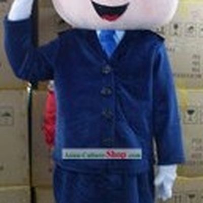 Chinese Women Policeman Mascot Costumes Complete Set