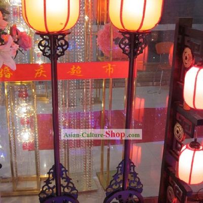 64 Inches High Chinese Wedding Palace Lantern Complete Set