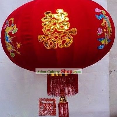 Traditional Chinese Red Phoenix Lantern