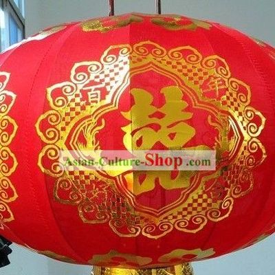 Traditional Chinese Red Phoenix Lantern