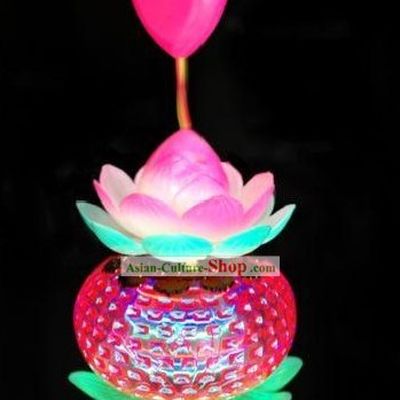 Chinese Happy Festival Celebration Lotus Lantern