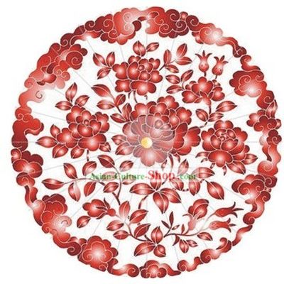 Chinese Hand Made Flower Umbrella