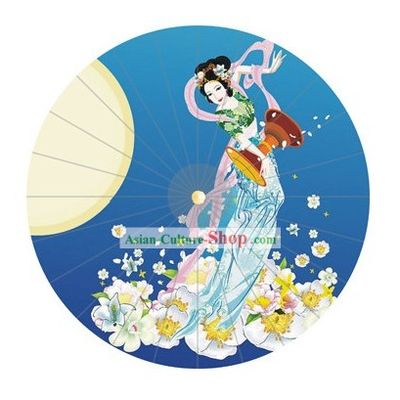 Chinese Hand Made Changer Middle Autumn Umbrella
