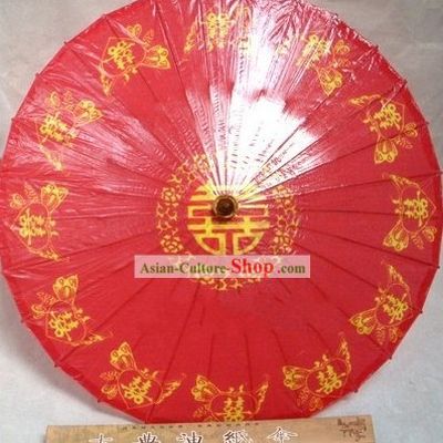 Chinese Red Wedding Umbrella