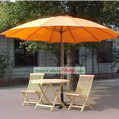 Three Meters Large Chinese Hand Made Patio Umbrella