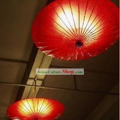 Chinese Hand Made Red Umbrella