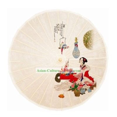 Chinese Hand Made Waterproof Sun Decoration Umbrella