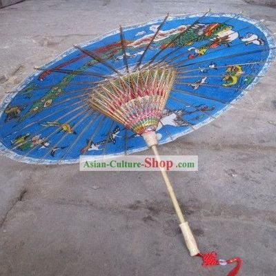 Chinese Hand Made Waterproof Sun Decoration Umbrella
