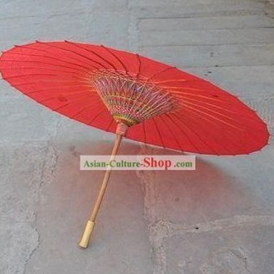 Chinese Hand Made Red Umbrella