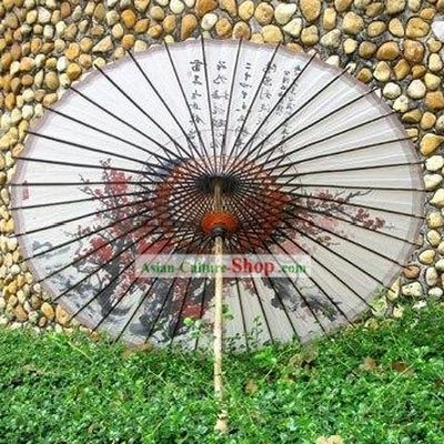 Chinese Hand Made Plum Blossom Umbrella