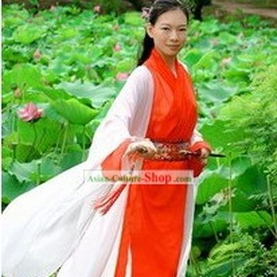 Ancient Chinese Wuxia Dress Set for Women