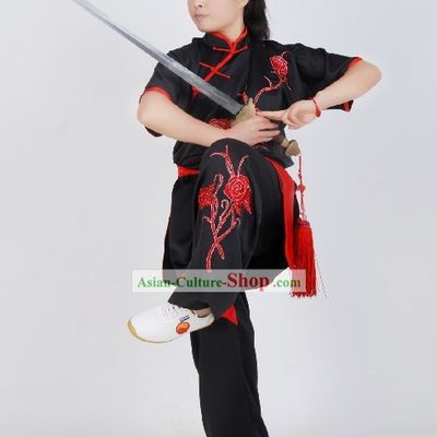 Chinese Silk Tai Ji Suits for Competition and Exercises
