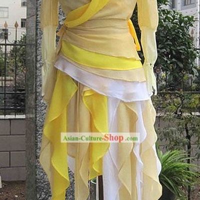 Ancient Chinese Kung Fu Swordsman Costumes Complete Set