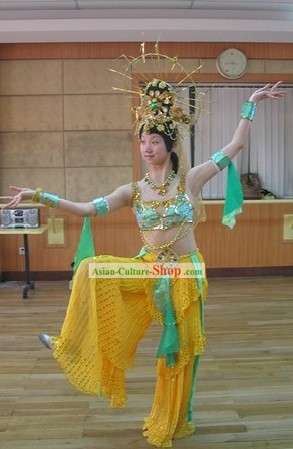 Chinese Feitian (Flying Apsaras) Dance Costume Complete Set