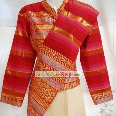 Traditional Thailand Waitress Uniforms