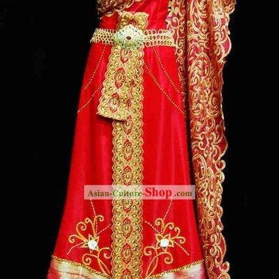 Traditional Thailand Wedding Dress for Bride