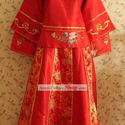 Traditional Chinese Wedding Dress for Bride