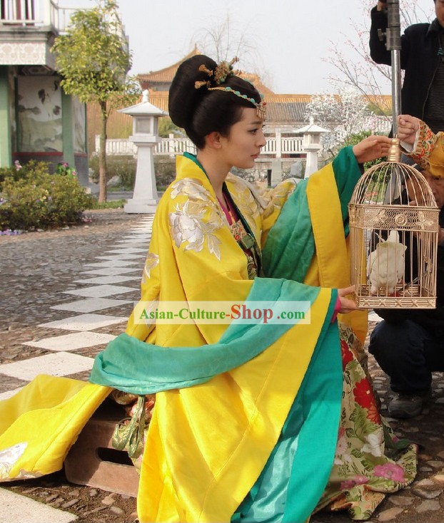 Chinese Empress Clothing and Headpiece Set