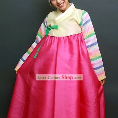 Traditional Korean Hanbok Coat Set for Women