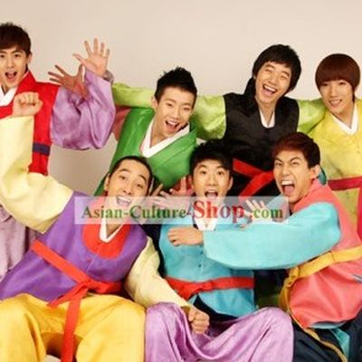 Ancient Korean Hanbok Seven Sets for Men