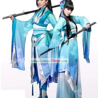 Top Traditional Chinese Women Sword Dresses Complete Set