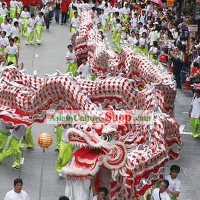 50 People Dragon Dance Costumes Complete Set
