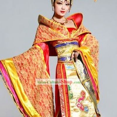 Ancient Chinese Princess Wedding Dress Complete Set
