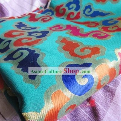 Traditional Chinese Lucky Cloud Brocade Fabric