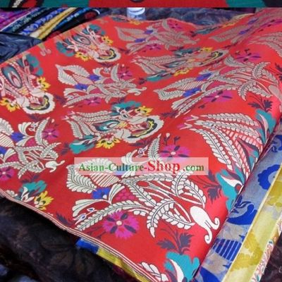 Traditional Chinese Folk Brocade Fabric